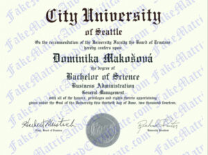 Degree - City University of Seattle