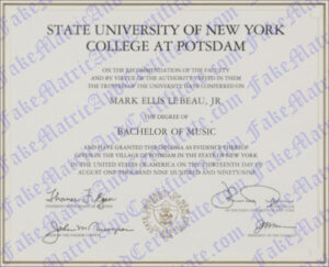 Degree - State University of New York College at Potsdam