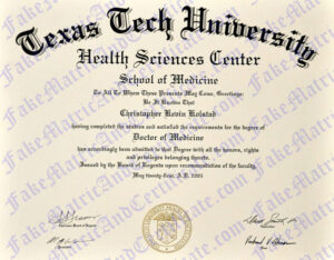 Degree - Texas Tech University